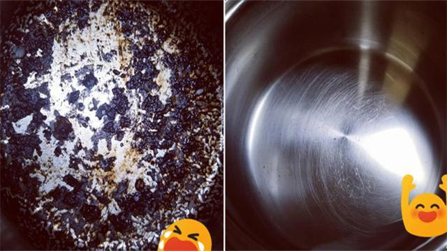 鍋底燒糊了別用鋼絲球，鍋裡滴幾滴『它』，立刻煥然一新